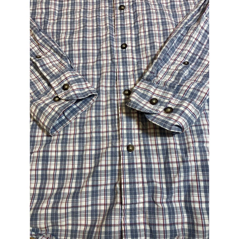 (2) Banana Republic Men's L Large Long Sleeve Plaid Shirts Standard Fit - Picture 9 of 16